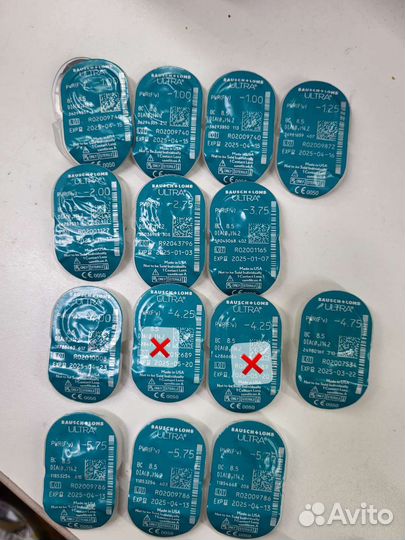 Контактные линзы от -0,5 до -9,0