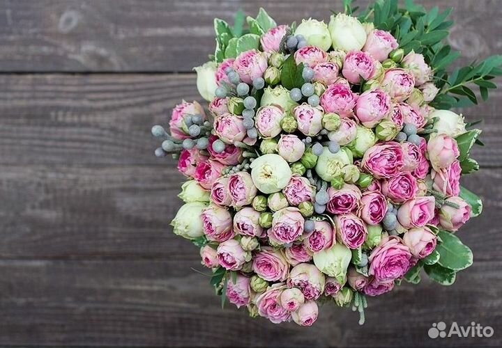 Пионы и пионовидные розы