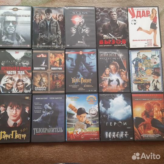 DVD фильмы/мультфильмы