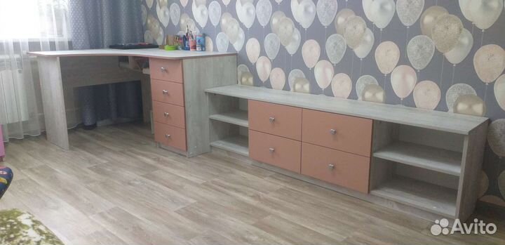 Комплект мебели в детскую комнату для девочки