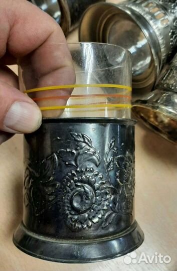 Тяжелые подстаканники СССР