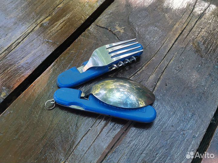 Складные ложка и вилка пара