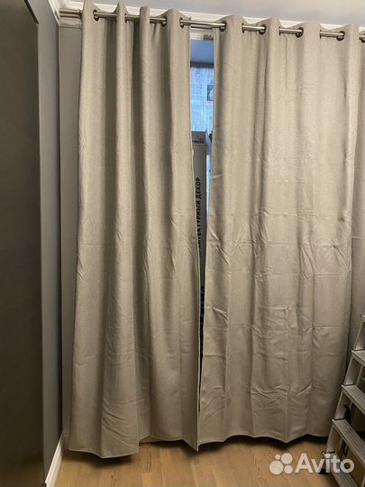 Шторы блэкаут на люверсах