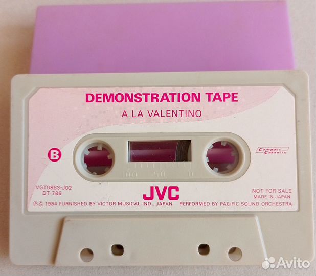 Аудиокассета JVC демонстрационная