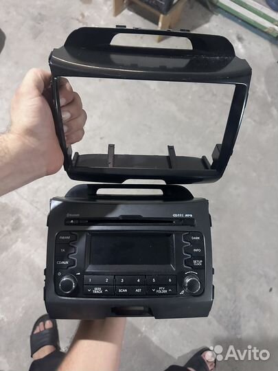Штатная магнитола на kia sportage 3
