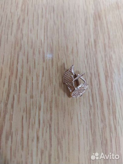 Серьги 583, СССР, листочки