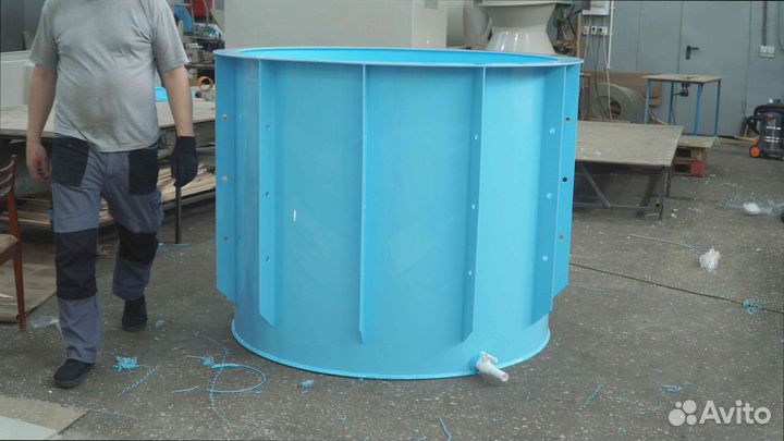 Купель круглая из полипропилена