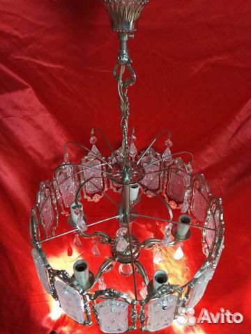 Люстра хрустальная чехия