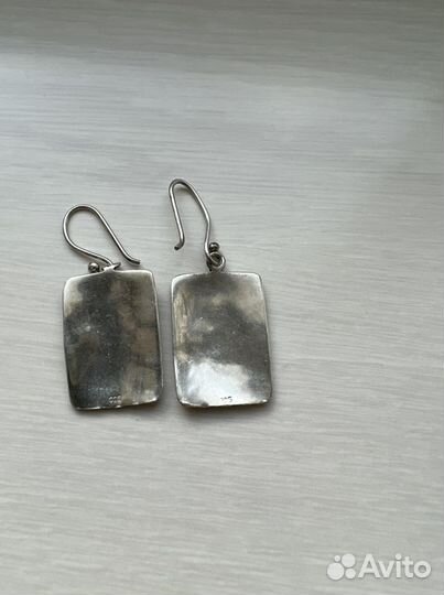 Серьги серебро 925