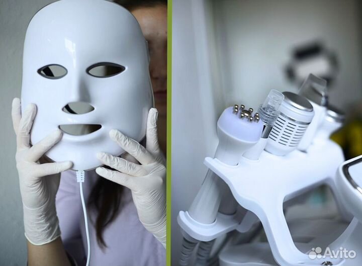 Косметологический комбайн для лица 7 в 1 H2-O2