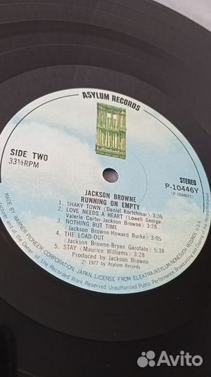 LP Jackson Browne – Running On Empty (Japan 1977)