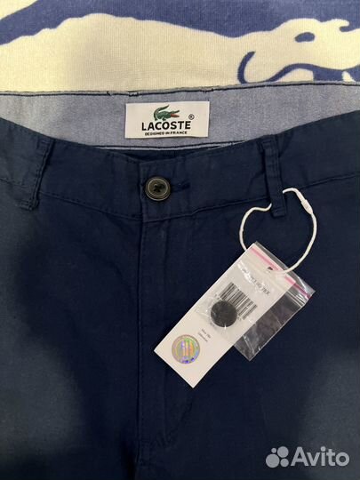 Новые шорты Lacoste лён