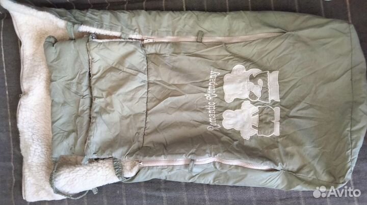 Детский зимний конверт на выписку