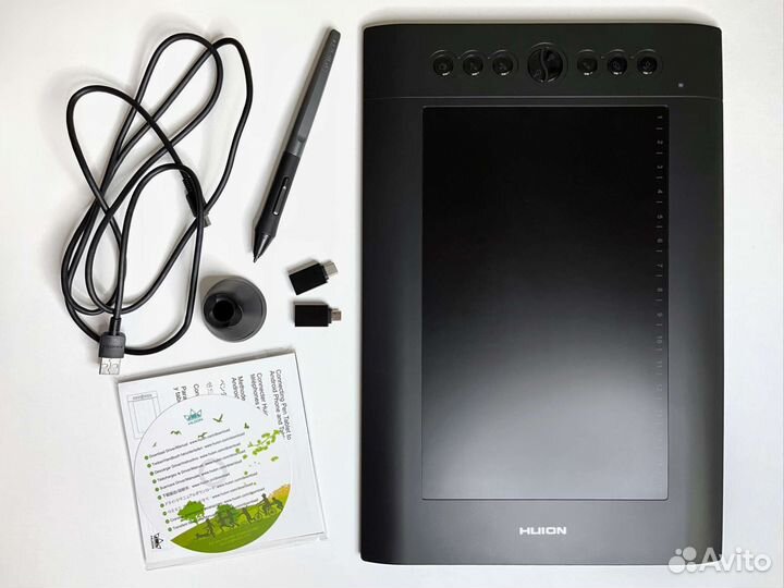 Графический планшет Huion Inspiroy h610pro v2