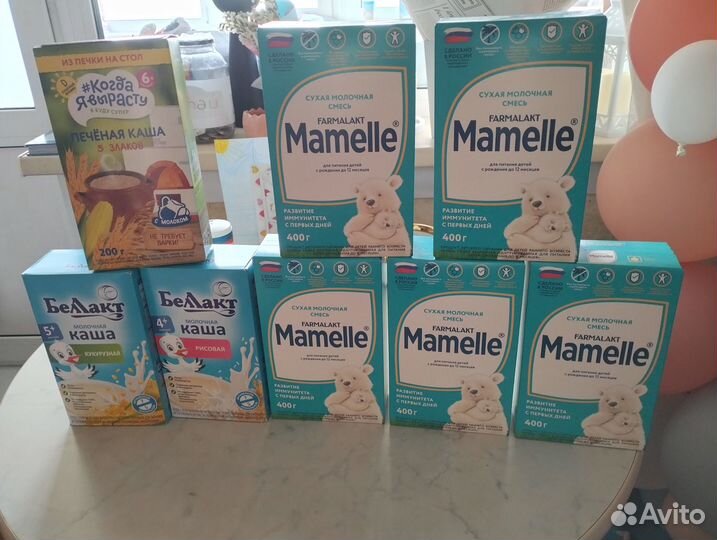 Детская каша и смесь