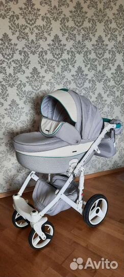 Коляска Adamex 3 в 1 Monte carbon