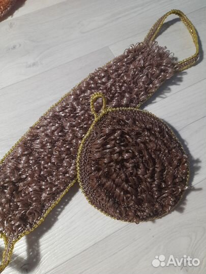 Мочалка ручной работы