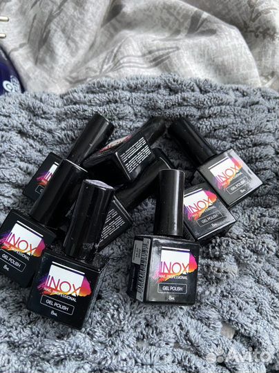 Гель-лак для ногтей inox + куча лаков