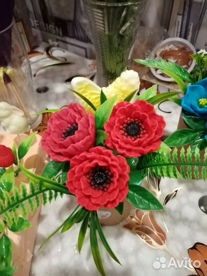 Букеты из мыла ручной работы