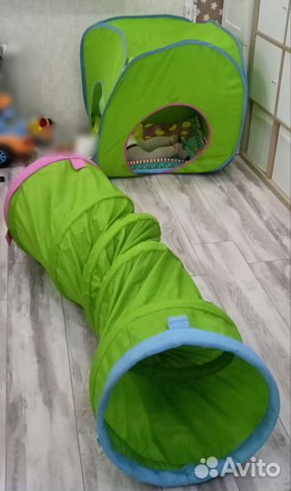 Палатка и игровой тоннель IKEA