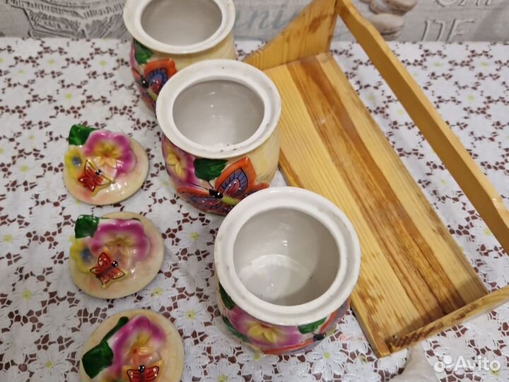 Набор баночек для специй