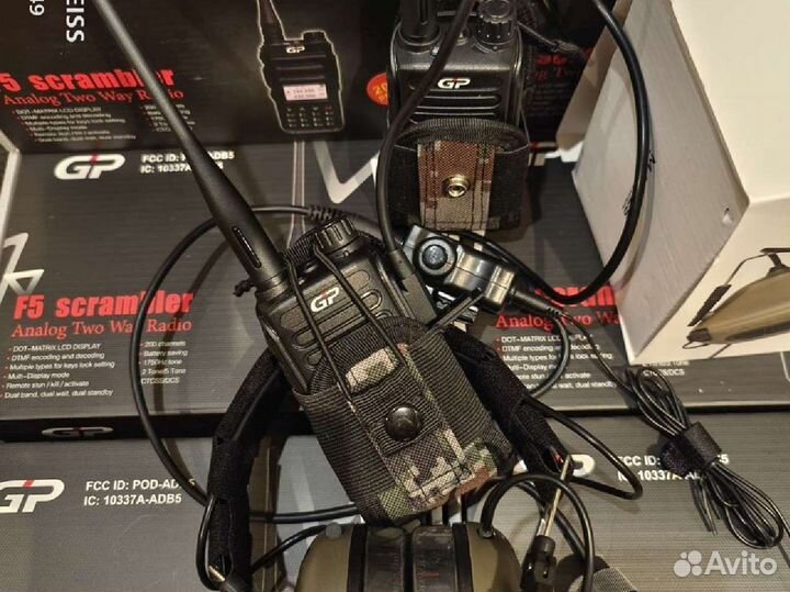 Рация GP F5 scrambler 20w real VHF+UHF