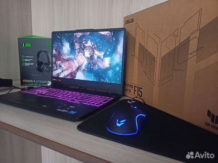 Игровой ноутбук asus TUF gaming F15 FX506HCB