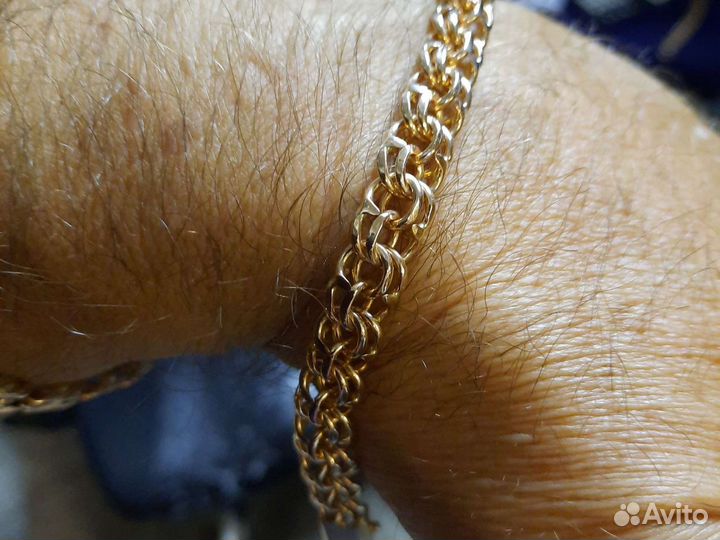 Золотая цепь и браслет 