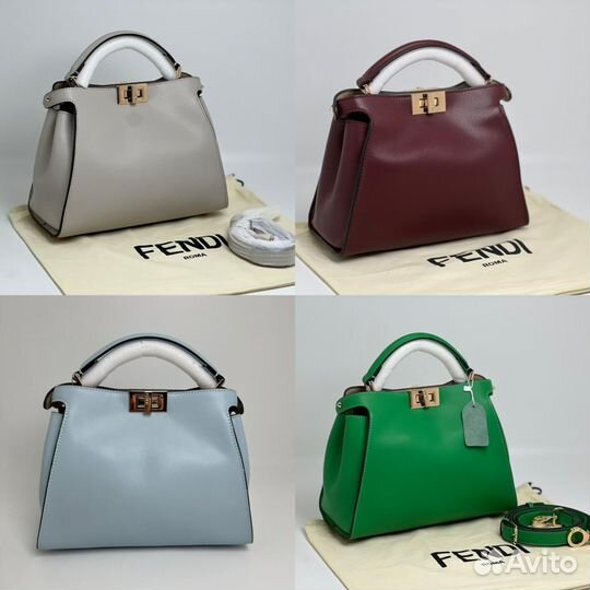 Сумка Fendi натуральная кожа