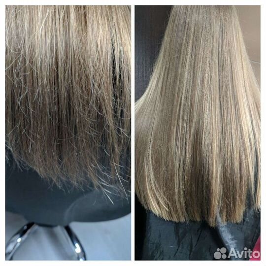 Полировка волос, восстановление,ботокс стрижки