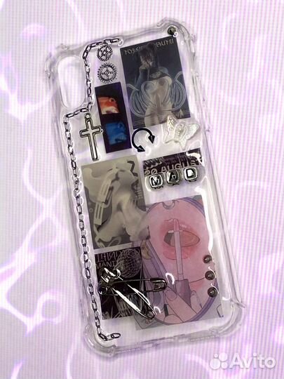 Чехол на iPhone X кастом y2k