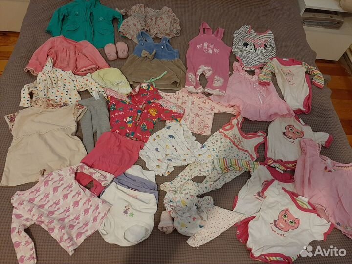 Пакет вещейна девочку 68-74 размер