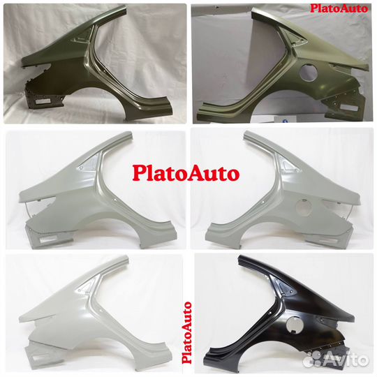 Задние крылья на Hyundai Solaris 2010-2023