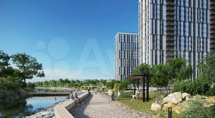 1-к. квартира, 59,5 м², 17/19 эт.