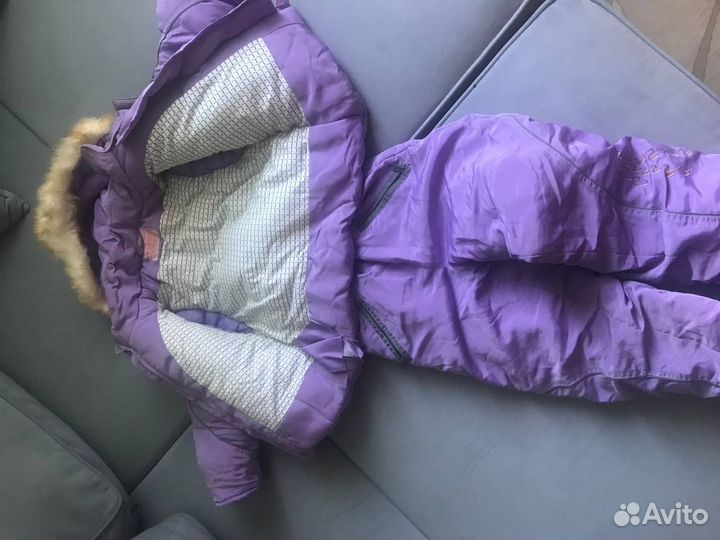 Детский зимний комбинезон на девочку