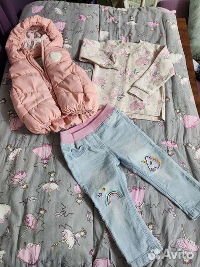 Пакет вещей для девочки 80-86