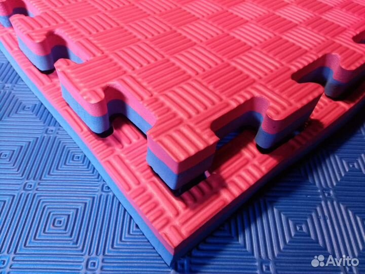 Будо-маты ласточкин хвост с зацепом 100*100*2,5см