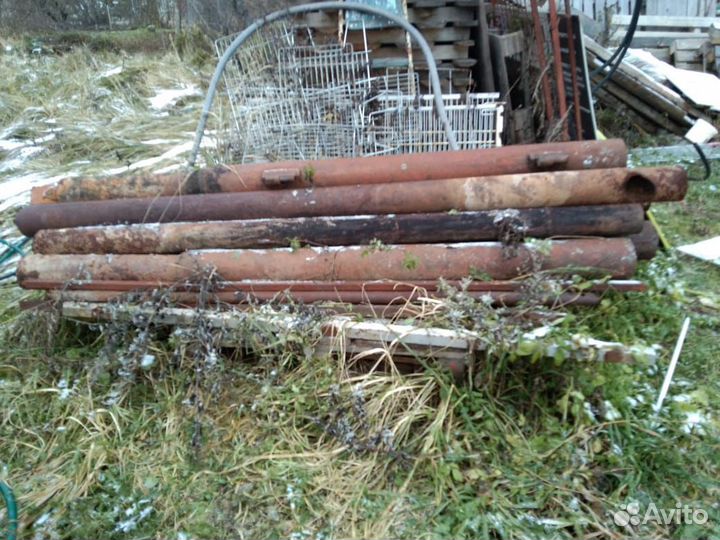 Столбы для забора металлические бу