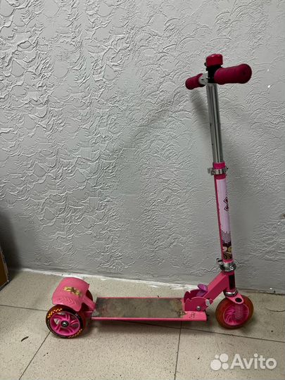 Самокат детский трехколесный бу