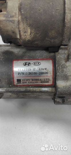 Стартер на hyundai solaris kia rio