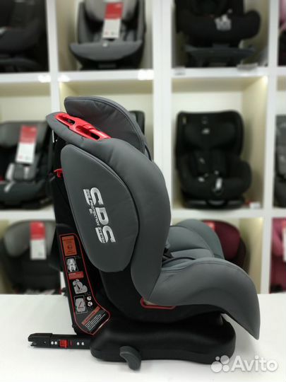 Автокресло 9-36кг изофикс LK thunder серый цвет