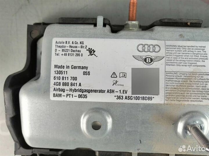 Подушка безопасности водителя Audi A6 4G 20112