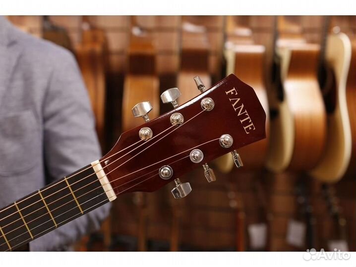 Fante FT-R38B-N Акустическая гитара, цвет натураль