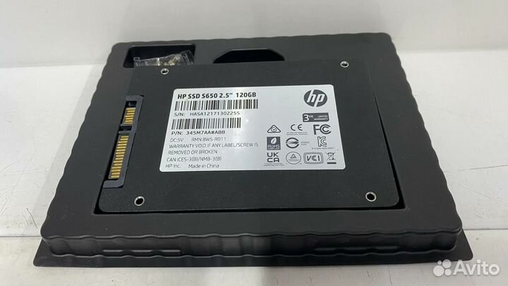 SSD накопитель HP S650 120 гб 2.5