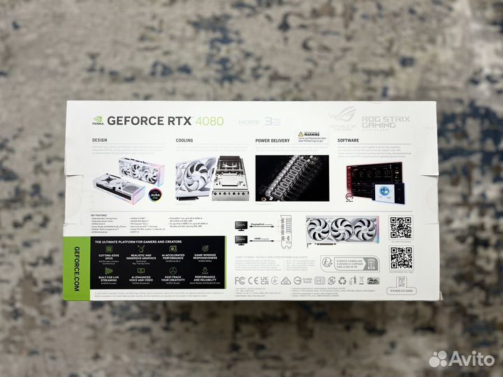 Asus RTX 4080 ROG Strix OC White Новые