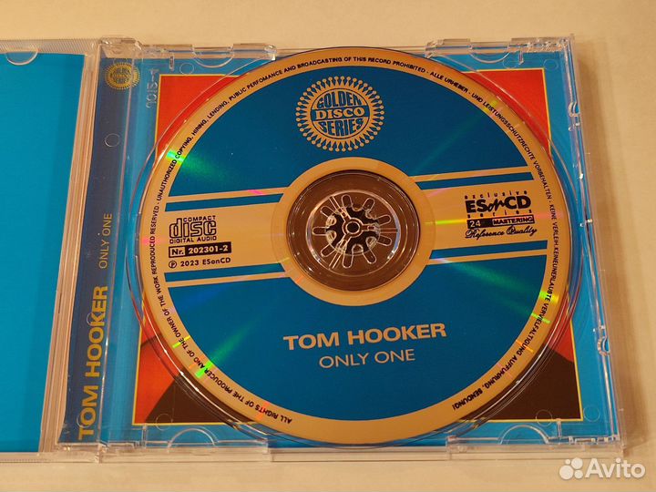 Cd Tom Hooker - Only One