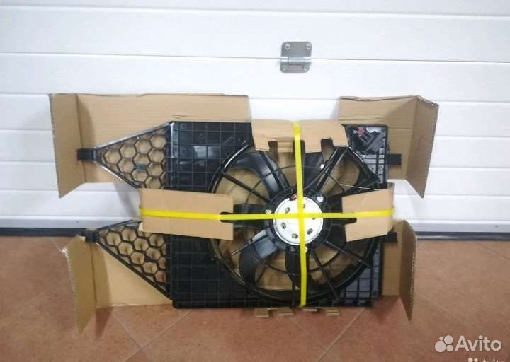 Диффузор радиатора Vw Polo 10-20 Rapid Fabia