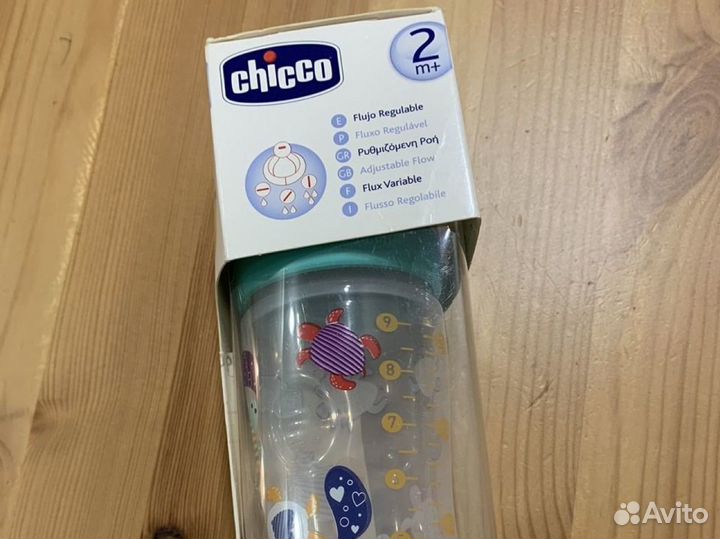 Бутылочка Chicco новая 2-4 мес