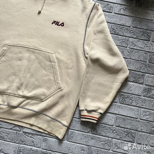 Hoodie Fila Vintage x Made in Usa x Big Logo