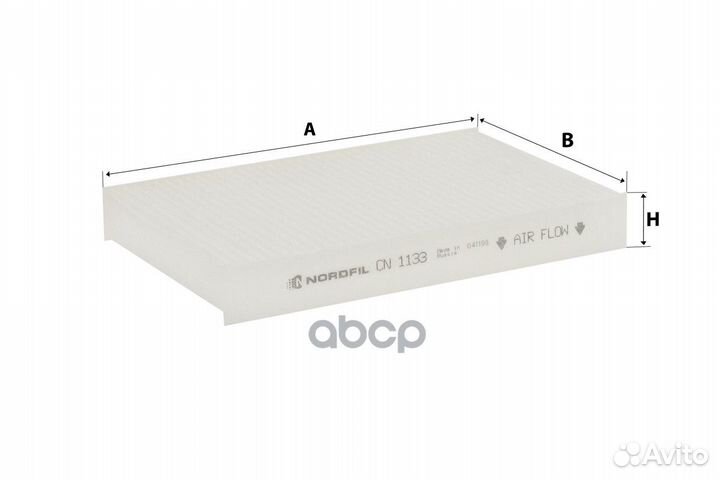 Фильтр салона Nissan/Nordfil/ CN1133 nordfil